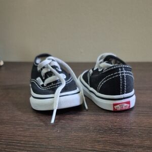 Kids Black Canvas Shoes